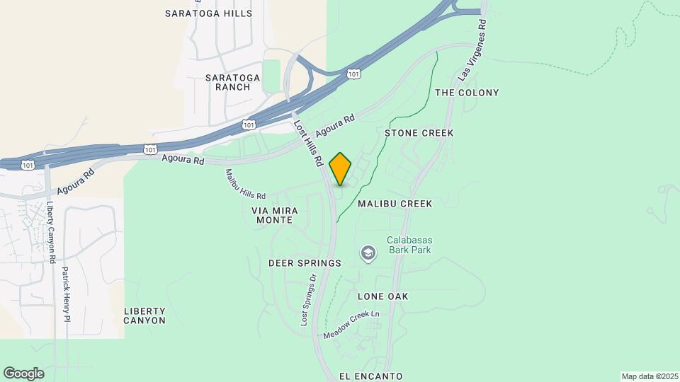 4220 Lost Hills Rd Map and Location Details