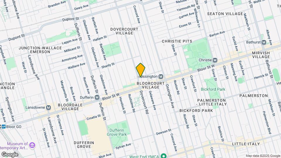 779 Dovercourt Rd Map and Location Details