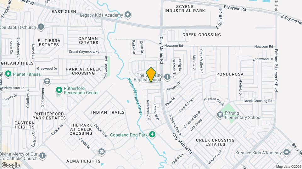 2406 Weatherby Dr Map and Location Details