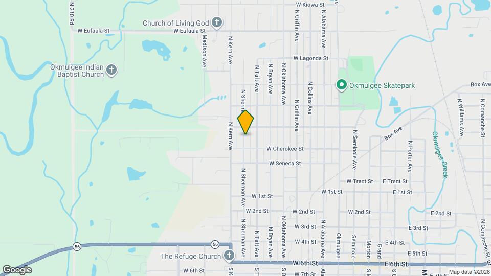 911 N Sherman Ave Mapa y Detalles de la Ubicación