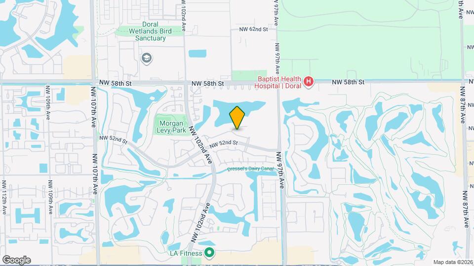 9881 NW 52nd Terrace Map and Location Details