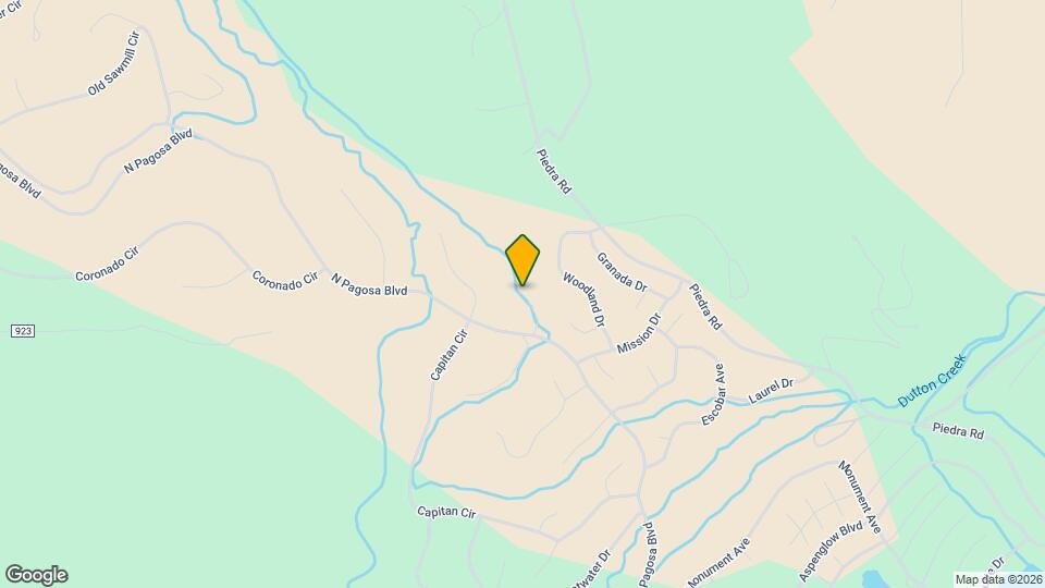 3529 N Pagosa Blvd Map and Location Details