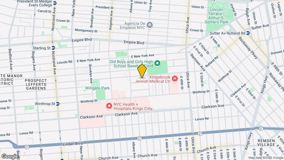 737 Fenimore St Map and Location Details