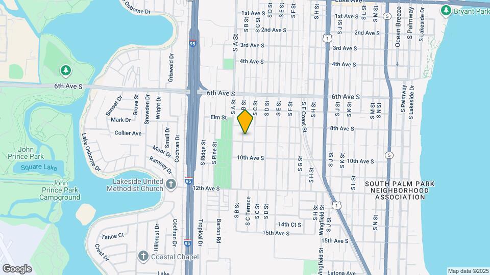 828 S B St Map and Location Details