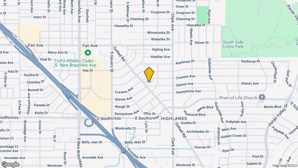 311 Glamis Ave Map and Location Details
