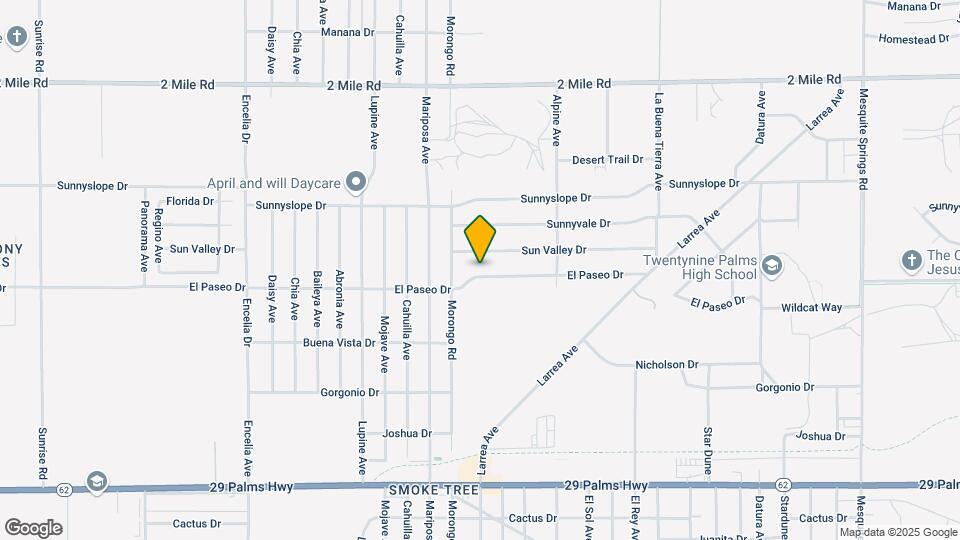 72156 El Paseo Dr Map and Location Details