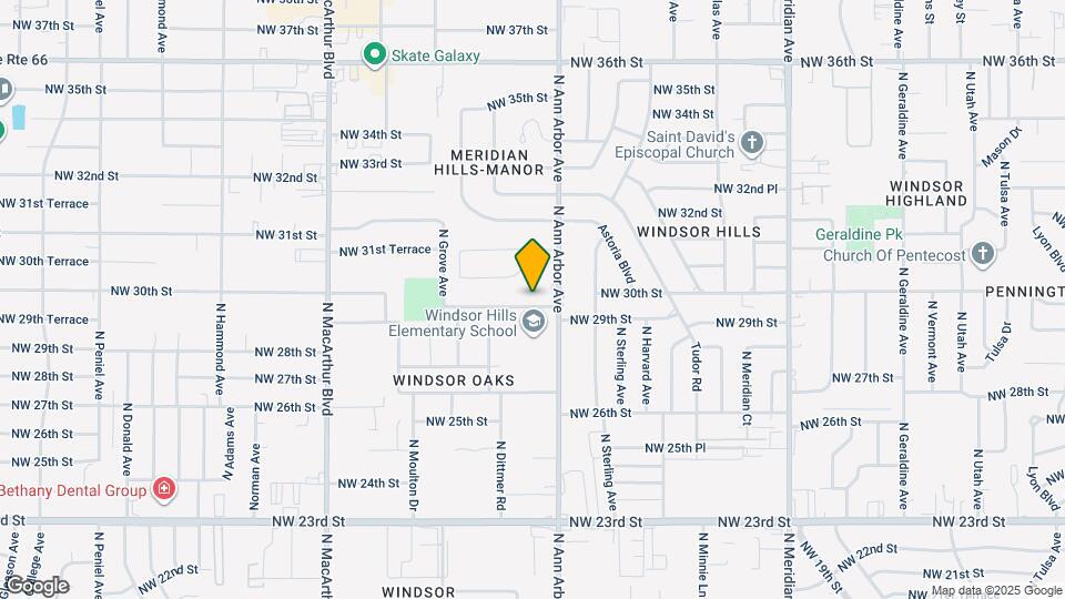 4917 NW 29th St Map and Location Details