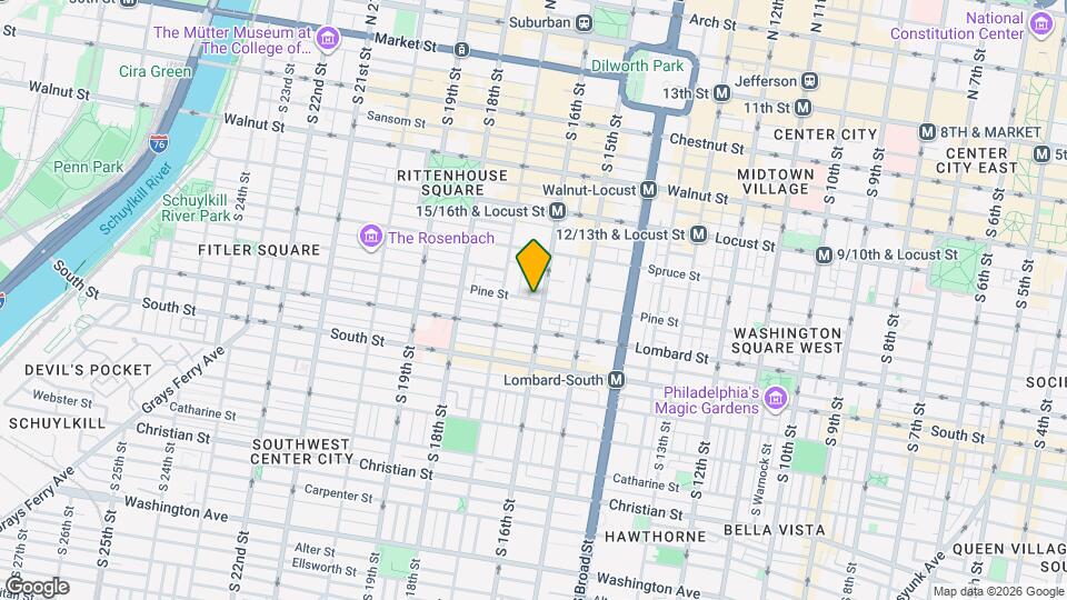 1612 Pine St Mapa y Detalles de la Ubicación
