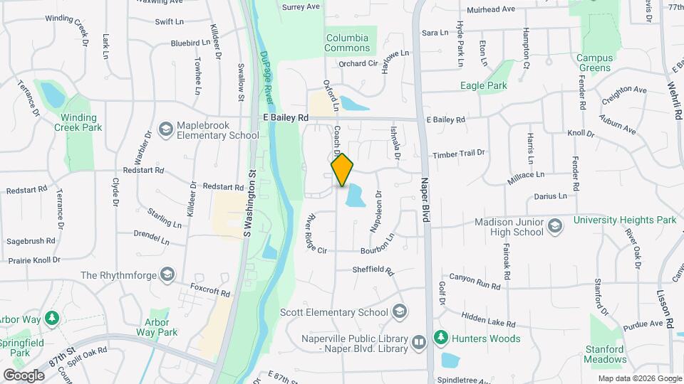 1710 Coach Dr Map and Location Details