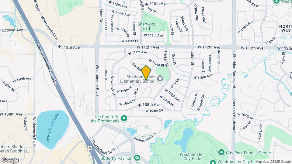 10968 Jay St Map and Location Details