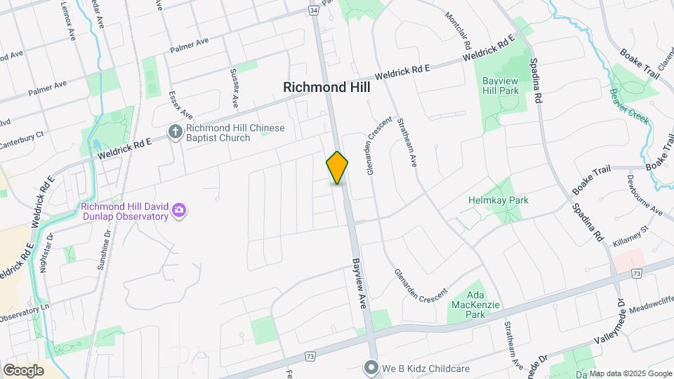 9416 Bayview Ave Map and Location Details