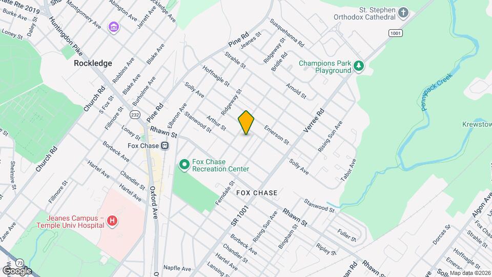 8124 Ryers Ave, Unit 2nd FL Mapa y Detalles de la Ubicación