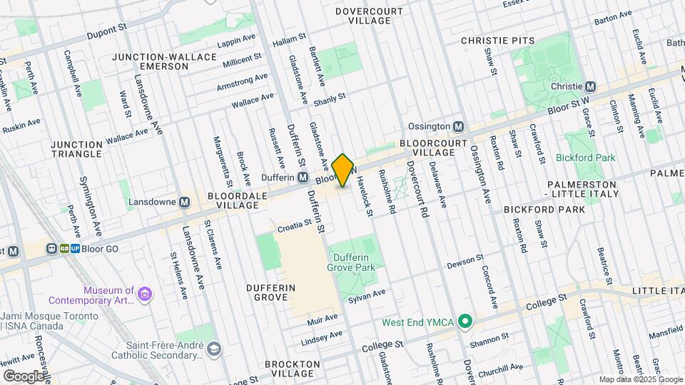 519 Gladstone Ave Map and Location Details