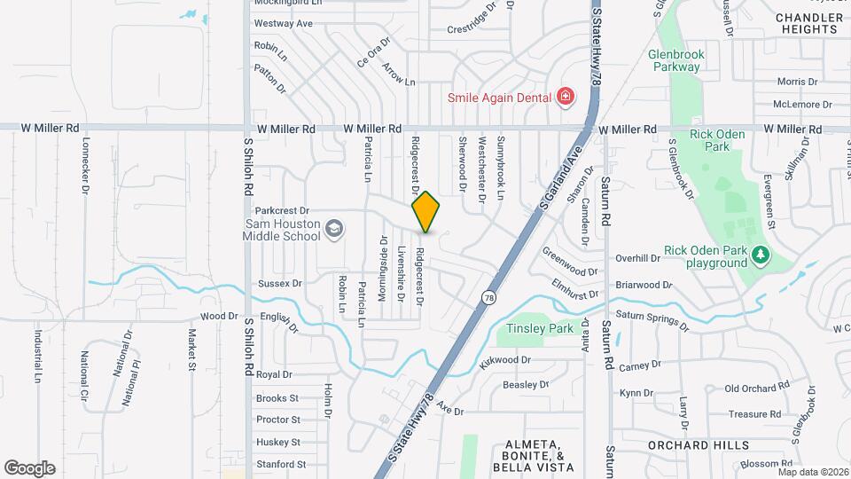 2406 Ridgecrest Dr Map and Location Details