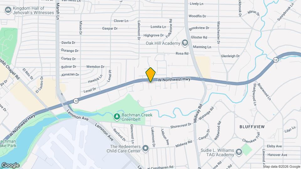 9130 Valley Chapel Ln Map and Location Details