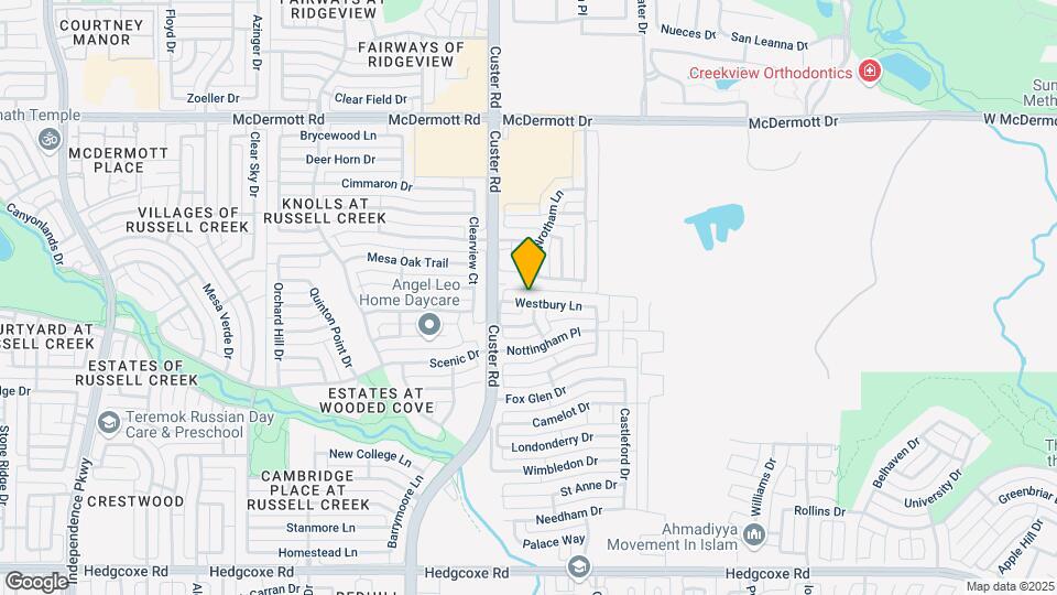 2034 Westbury Ln Map and Location Details