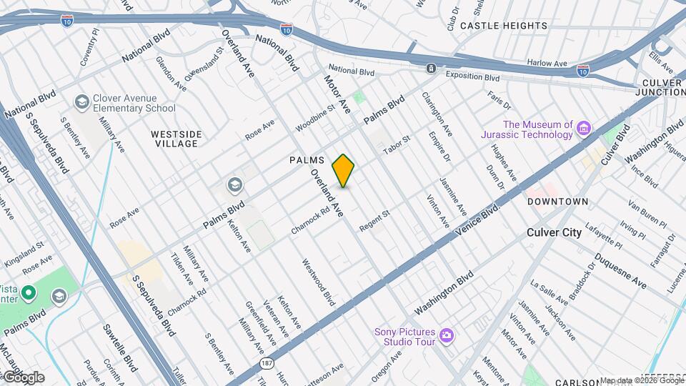 3619 Keystone Av Map and Location Details