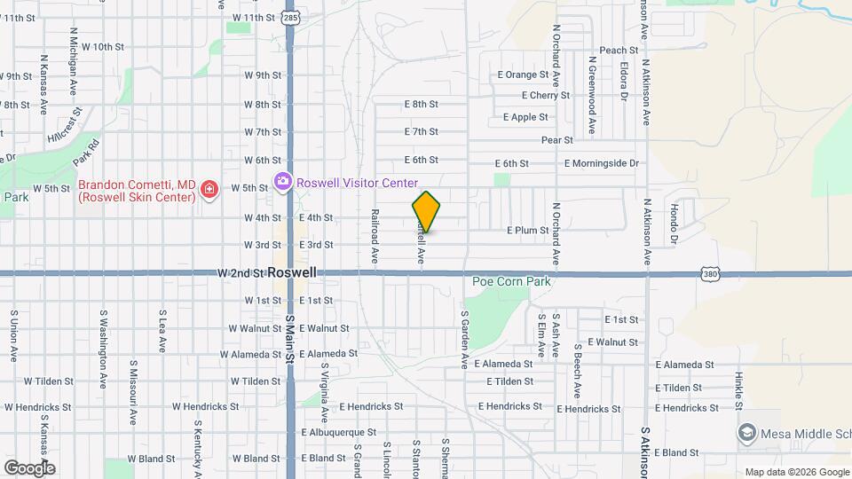 501 E 3rd St Map and Location Details