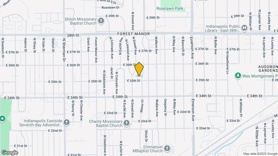 4626 E 35th St Map and Location Details