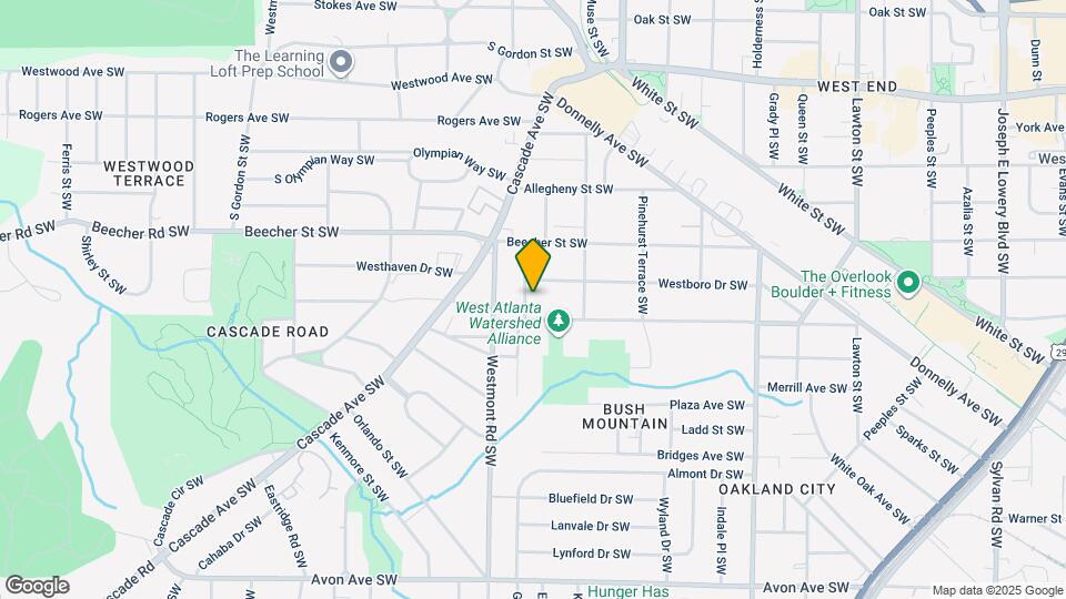 870 Gaston St SW Map and Location Details