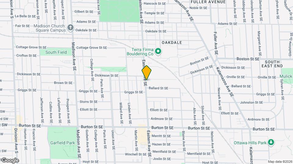 1716 Eastern Ave SE Map and Location Details