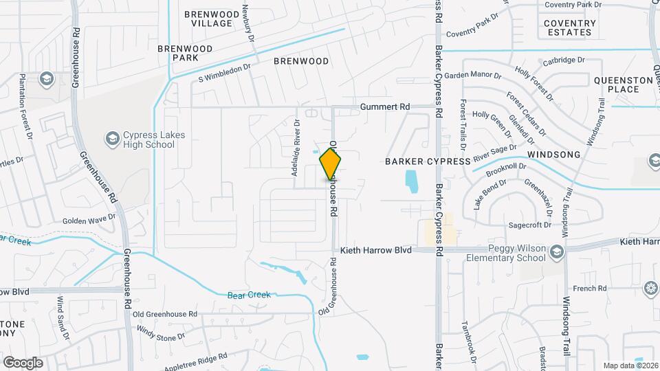 5602 Hawksbury Creek Trail Mapa y Detalles de la Ubicación