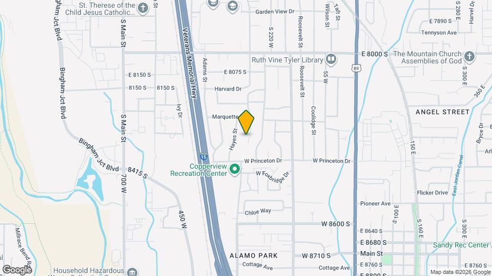 8298 S Harrison Cir Map and Location Details