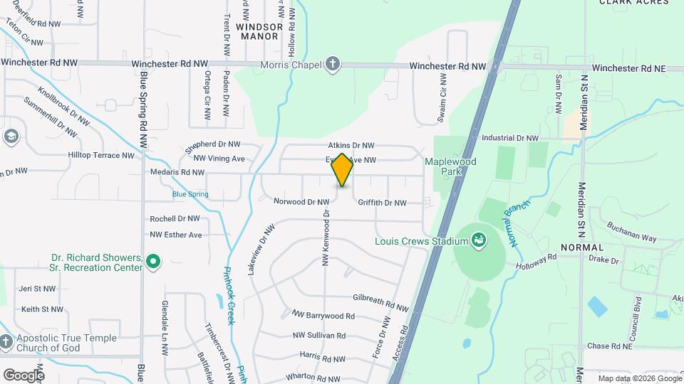 2207 Norwood Dr NW Map and Location Details