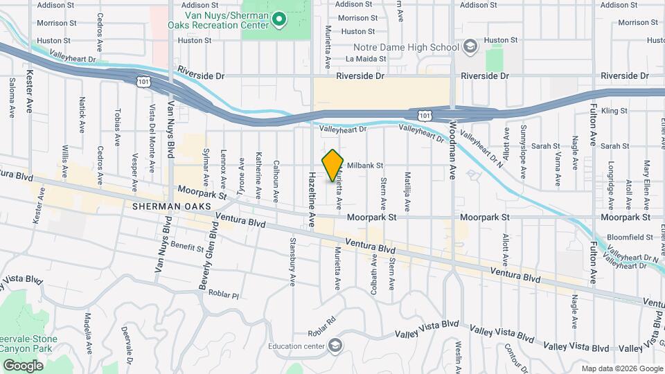 4451 Murietta Ave, Unit #17 Map and Location Details