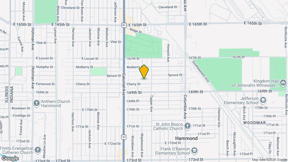 919 Cherry Street, Unit Apt B Mapa y Detalles de la Ubicación