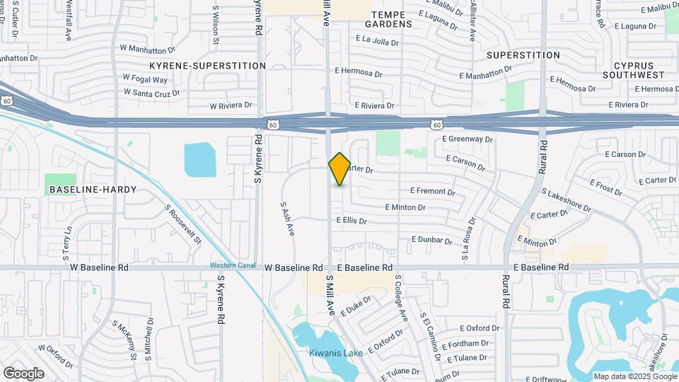 4715 S Mill Ave Map and Location Details