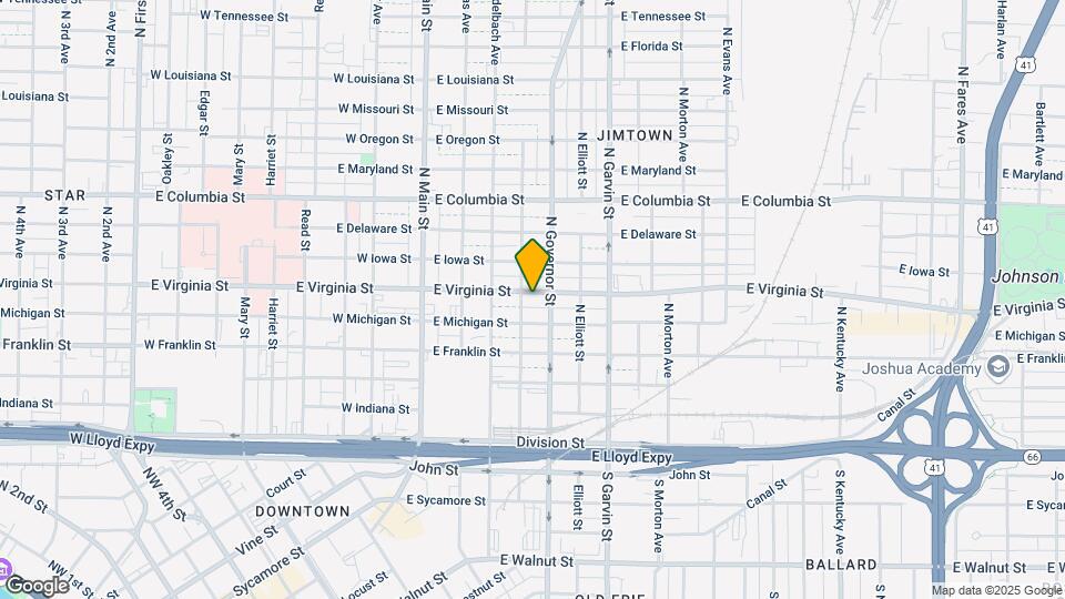 309 E Virginia St-Unit -B Map and Location Details