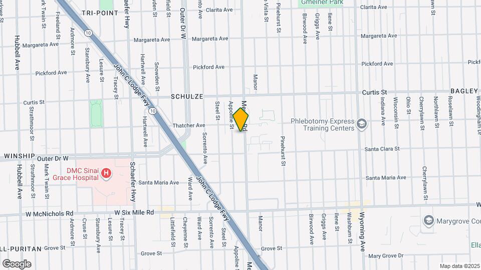 17579 Meyers Rd Map and Location Details