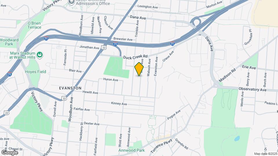 3423 Bevis Ave Map and Location Details