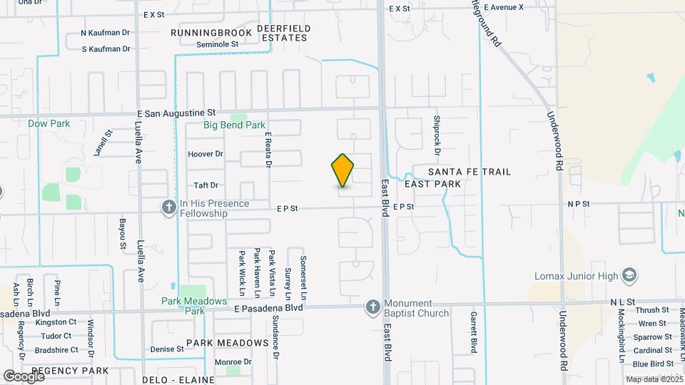 2105 Kingwood Dr Map and Location Details