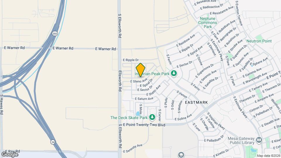 9329 East Sebring Avenue Map and Location Details