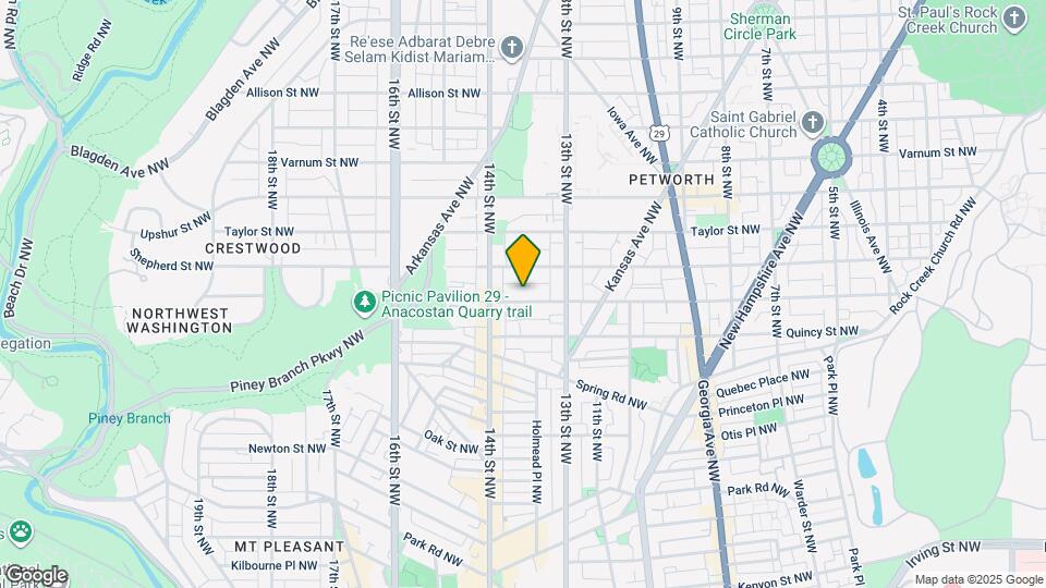 1333 Randolph St NW Map and Location Details