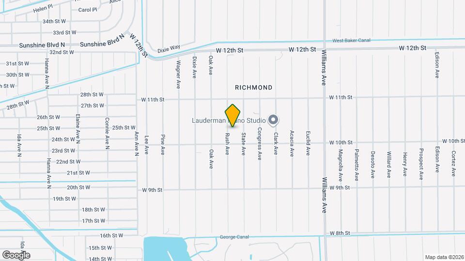 1006 Rush Ave Map and Location Details