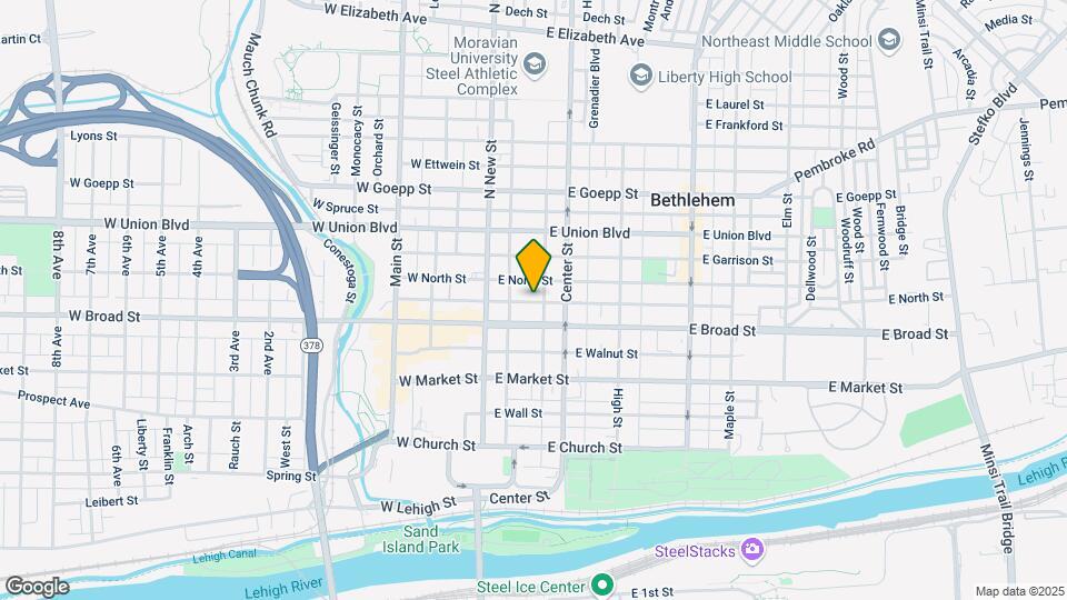 45 E Raspberry St Map and Location Details