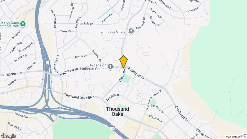 399 Erbes Rd Map and Location Details