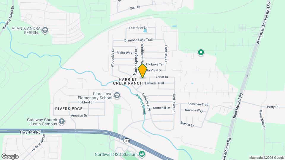 1828 Lariat Dr Map and Location Details