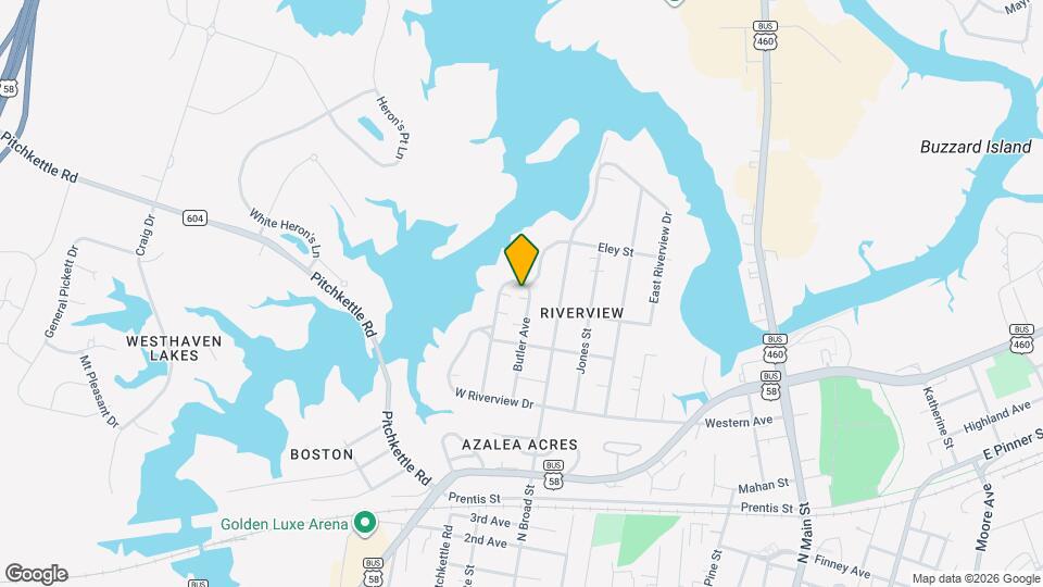 621 Butler Ave Mapa y Detalles de la Ubicación