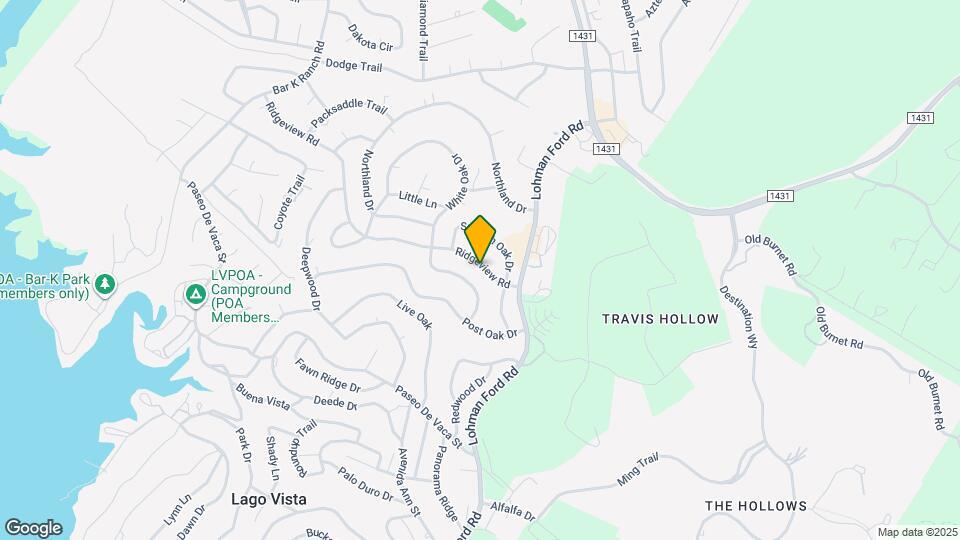 20703 Ridgeview Rd Map and Location Details