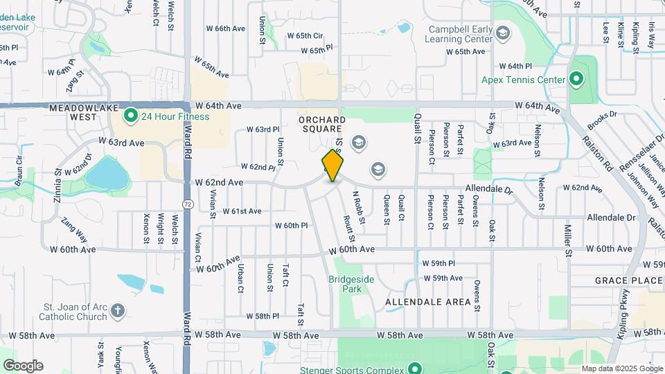 11523 1/2 W 61st Pl Map and Location Details