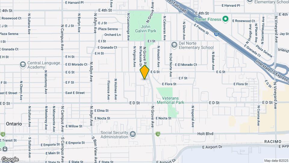 522 Parkside Ave Map and Location Details