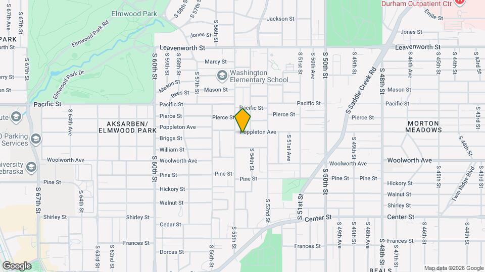 5415 Poppleton Ave Map and Location Details