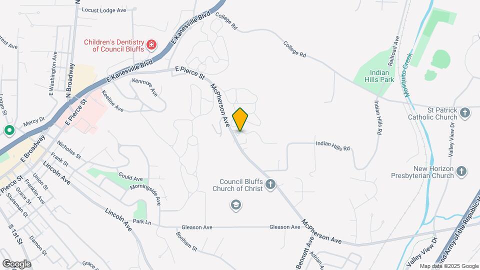 1406 McPherson Ave Map and Location Details