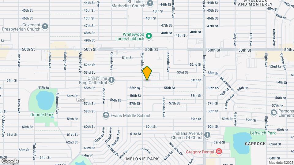 3633 54th St Map and Location Details