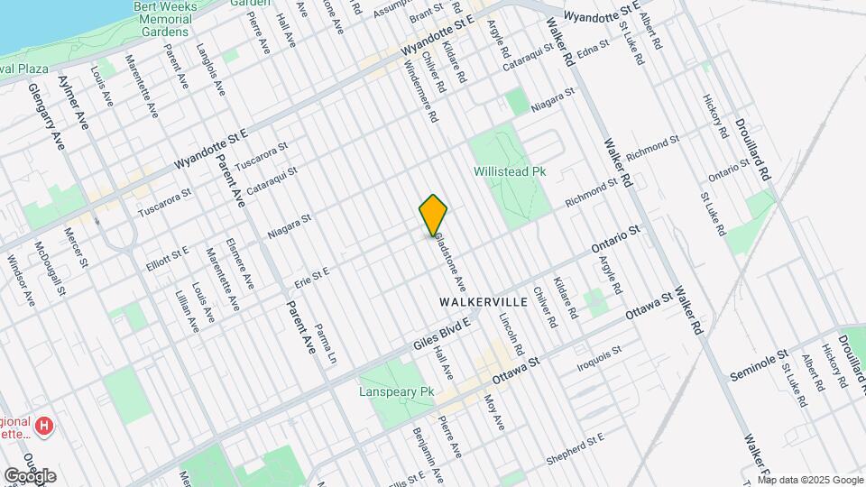 1045 Gladstone Ave Map and Location Details