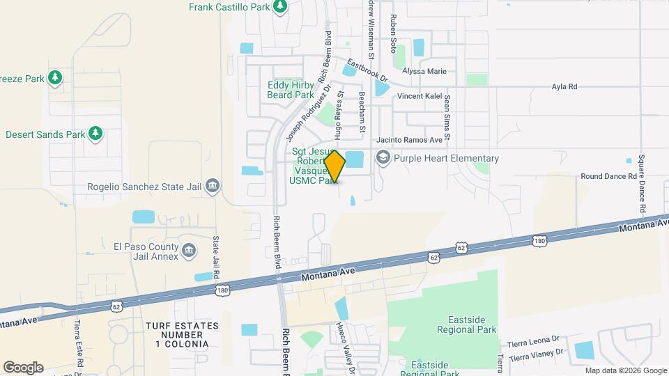 4529 Hugo Reyes St Map and Location Details